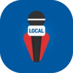 localvocal -news& utility android application logo